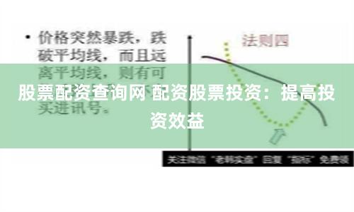 股票配资查询网 配资股票投资：提高投资效益